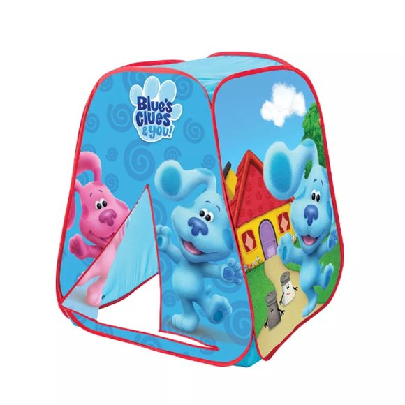 Blue's Clues & You Kids Pop Up Tent Children's Playtent Indoor Outdoor Playhouse - Picture 1 of 2